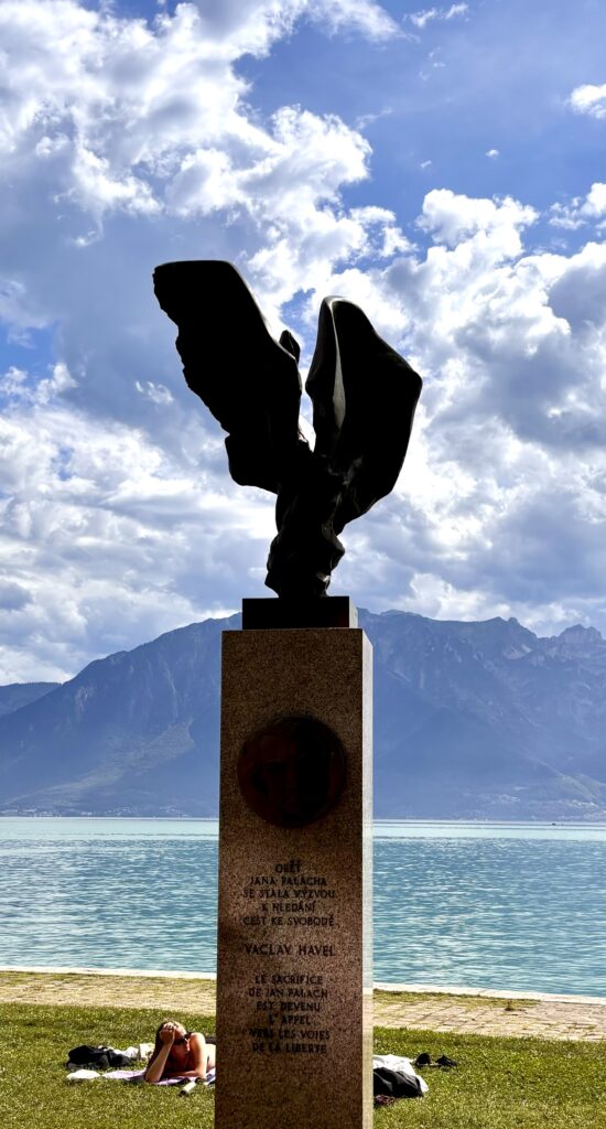 památník Jana Palacha, Vevey